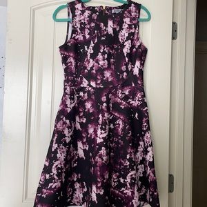 Jennifer Lopez purple and white dress